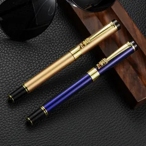 Business Gift Metal Pen Dragon Clip Promotion Luxury Fountain Pen With Customized Logo