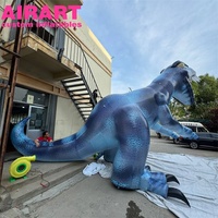 Idées de fête sur mesure dinosaure gonflable, objets gonflables, dinosaure soufflé à l'air C1