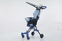 Poussette Atibei pour bébé, légère, pliable, cadre en acier à haute teneur en carbone, capacité de charge de 20 kg, 0-3 ans