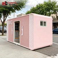 Cammi House Apple Cabin Capsule Home |   Module de conteneur en acier écologique et portable pour salle de bain, usage public, salle de sport, chambre à coucher