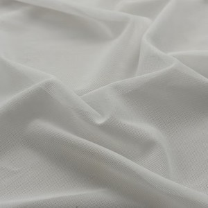 Gran oferta 120gsm 84 Nylon 16 Spandex <span class=keywords><strong>PowerNet</strong></span> 4 Way Stretch Power Mesh Transpirable Fajas Corsés Tela para Niñas para traje de baño - Product Image 4