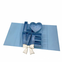 Neue Kreative Valentinstag LOVE Buchstabenform Blumen-Geschenkbox Papier PVC-Materialien 37x27x7cm Größe für Geburtstag Feiertag