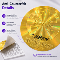 Etiquetas de Seguridad Holográficas Personalizadas a Prueba de Manipulación, Etiqueta con Número de Serie y Verificación por QR para Empaques Premium de Productos para el Cuidado de la Piel