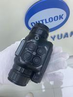 Monoculaire de vision nocturne thermique non refroidi 25 mm 640x512 étanche IPX67 pour la chasse, grossissement 4x, portée 600 m, à clipser sur la tête
