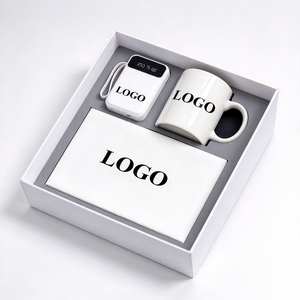Custom Logo Luxury Anniversary 3 in 1 Gift Set with Anniversary Certificate <b>Mug</b> 10000mAh Power Bank For Business Celebration - Product Image 1