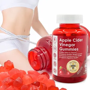 Private Label Organic ACV Slimming Gummy Soul Gluten Free Weight Loss Products Fat Burner Apple Cider Vinegar Gummies