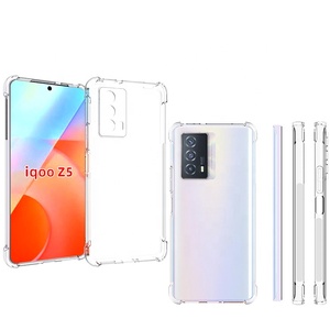 Pour VIVO <span class=keywords><strong>IQOO</strong></span> Z5 Z6 44W T1 44W Z11 Turbo 5G Smartphone Coque transparente en TPU écologique avec anneau magnétique antichoc - Product Image 3