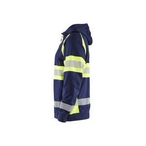 BLAKLADER - 355211588933L Hi-Vis Hoodie Azul marino/Amarillo-EAN 7330509830949 ROPA DE TRABAJO DE LA HI-VIS - Product Image 5