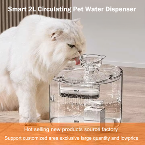 Fuente de Agua Inteligente y Ecológica de 2L para Perros y Gatos, Dispensador Automático con Filtro Transparente y Sensor de Carga - Product Image 2
