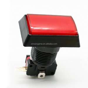 33*50 mét hình chữ nhật bevel Edge LED Push Buttons cho Arcade trò chơi máy momentary đồng xu nhựa Pusher cho pcba Hội Đồng Quản trị trò chơi - Product Image 5