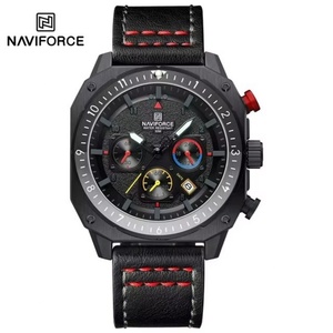 นาฬิกา NAVIFORCE รุ่น 8057 สำหรับผู้ชาย นาฬิกาสปอร์ตกันน้ำ ควอตซ์ จับเวลา โครโนกราฟ ของขวัญสำหรับผู้ชาย ปี 2024 - Product Image 1