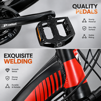 Vélo de montagne électrique puissant de 250 W, 21 vitesses, frein à disque mécanique, batterie au lithium 36 V 8 Ah, vélo de ville rapide pour adultes