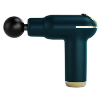 Mini pistolet de massage silencieux portable pour tissus profonds, 4 têtes, rechargeable par USB, pour le corps, la taille, le cou, le dos, les épaules