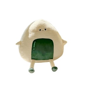 Cute Cartoon Rice Ball Pillow Plush <b>Cushion</b> <b>For</b> Sofa Living Room Bay Window Creamy Theme Decor Unisex Kids 8 13 Years - Product Image 5