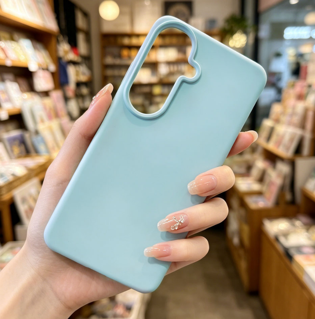 For SamSung S26 Series New Style Colorful Phone Cases With Flannelette Lining Liquid Silicone Phone Covers for Iphone/SamSung