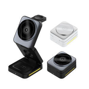 Chargeur sans fil multifonctionnel 3 1 Design pliable pour <span class=keywords><strong>Apple</strong></span> Watch pour <span class=keywords><strong>AirPods</strong></span> Phone Chargement des écouteurs pour le voyage - Product Image 2