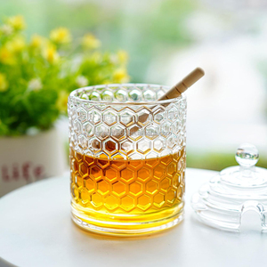 Tarro de <span class=keywords><strong>Miel</strong></span> de Cristal Transparente con Tapa y Dispensador, Recipiente de Cristal para <span class=keywords><strong>Miel</strong></span> y Jarabe para la Cocina del Hogar - Product Image 2