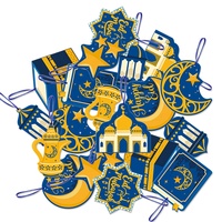 2023 nouveau château étoile lune musulman Eid Mubarak maison mur porte décor islamique Ramadan Mubarak décorations suspendues