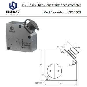 PE <strong>3</strong> Axis Piezoelectric Accelerometer <strong>Sensor</strong> Transducer Transmitter Vibration Shock Measurement Industrial Machinery Monitoring - Product Image 4