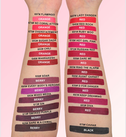 Rouge à lèvres mat crème 50 couleurs, longue tenue, teinte nude, emballage personnalisé, marque privée, rouge à lèvres OEM, approvisionnement en gros