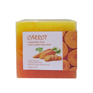 Oem da cà rốt làm sạch tự nhiên hữu cơ kojic đu đủ mặt làm trắng xà phòng thủ công - Product Image 2