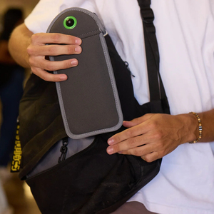 LOW MOQ Student Signal Blocking Neoprene Locker Mobile <strong>Phone</strong> Pouch Magnetic Lock Cellphone Faraday Security <strong>Bag</strong> with Hidden Pin - Product Image 2