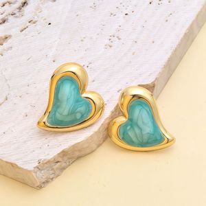 Elegantes Pendientes de Acero Inoxidable con Forma de Corazón para Mujer, Chapados en Oro Rosa, Antialérgicos, <span class=keywords><strong>Precio</strong></span> de Mayoreo Directo de Fábrica - Product Image 6
