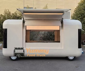 Superbe remorque alimentaire électrique mobile personnalisée avec cuisine complète pour les entreprises de boulangerie, de crème glacée et de café - Product Image 2