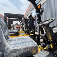 Chariot élévateur TAVOL 2 tonnes 3 tonnes 3 mètres 4,5 mètres avec benne Eagle et pince d'attache
