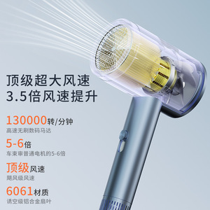 ไดร์เป่าผมกำลังสูง 130000 รอบต่อนาที มอเตอร์ดีซี สำหรับมืออาชีพ ใช้ในร้านเสริมสวย - Product Image 1