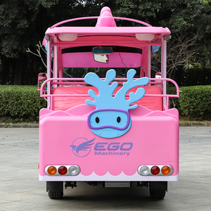 Autobús Turístico Eléctrico Convertible Rosa Coral de 8, 11 y 14 Asientos |   Minibús Turístico Temático para Resorts Costeros y Aventuras Urbanas - Product Image 6