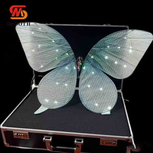 Droni a LED Luminosi a Forma di Farfalla Bionica con Telecomando, Simulazione di Ali Dinamiche, Decorazioni Volanti per Eventi - Product Image 6