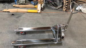 Manual Angkat Forklift Jack Trans Pallet <span class=keywords><strong>Trolley</strong></span> 5 <span class=keywords><strong>Ton</strong></span> Stainless Steel <span class=keywords><strong>Hand</strong></span> Pallet Truck - Product Image 2