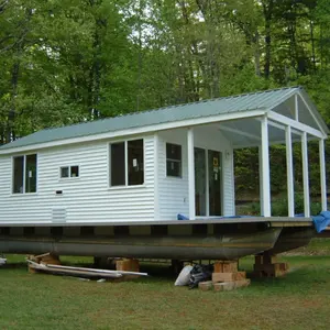 DIY Construa Sua Própria Casa Minúscula Transporte Pesca Caravana Barco Flutuante Do Pontão Flutuantes