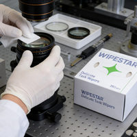 WIPESTAR 100% Wood Pulp Wiping Paper 280Sheets High Absorbency Industrial Delicate Task Wipers for Lab Spectrometer Optical Lens