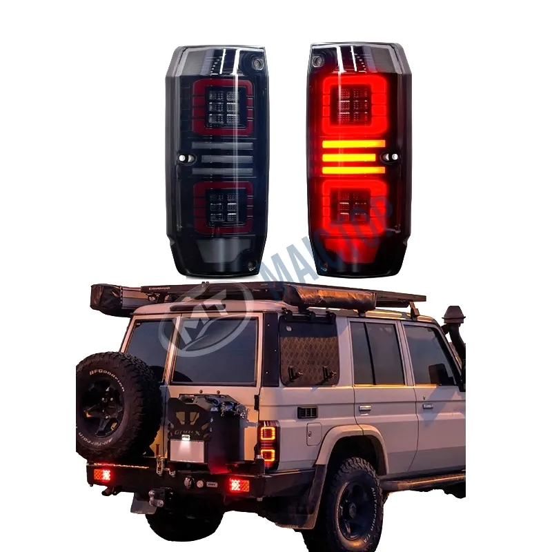 MAICTOP Car Accessories Facelift LED Tail Lights For Land Cruiser 79 Series J70 FJ76 FJ79 LC79 Rear Taillight 1984-2021