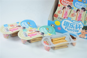 Que Bánh Quy Phủ Kem Dâu Tây Ngon OEM Que Bánh Quy Ngón Tay Phủ Sô Cô La Sữa Cốc Ăn Vặt Kẹo Pop Bánh Quy Giòn - Product Image 2