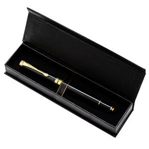 पेन कस्टम लोगो के लिए उच्च गुणवत्ता वाले लक्जरी व्यक्तिगत पैकेजिंग कार्डबोर्ड उपहार पेन बॉक्स ब्लैक पेपर बॉक्स - Product Image 5