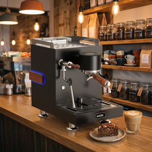 Máquina de Espresso Comercial Semiautomática con Pantalla Táctil de Acero Inoxidable Mdk Mc25, Bomba Rotativa de 12 Bares, Programable Mc-25 - Product Image 5