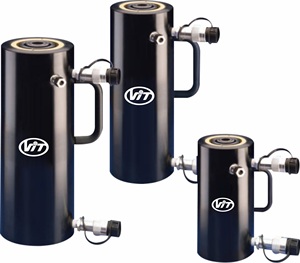 VIT-W RAR-204 20 70MPa 100mm Cilindros/Gatos Hidráulicos de Doble Acción Ligeros de Aluminio, Equivalente a ENERPAC - Product Image 1