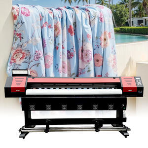 Machine de transfert thermique à double tête I1600 personnalisée de 1,6 m (6 pi) pour cuir, imprimante jet d'encre par sublimation pour papier de transfert thermique - Product Image 1