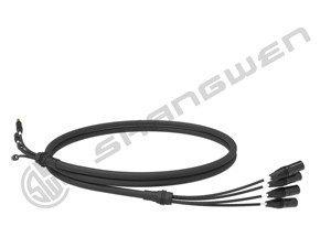 4-Channel <span class=keywords><strong>สาย</strong></span><span class=keywords><strong>สัญญาณ</strong></span>เสียง XLR 3-PIN XLR <span class=keywords><strong>สาย</strong></span><span class=keywords><strong>สัญญาณ</strong></span>สำหรับสตูดิโอตัวผู้ไปยังแจ็คตัวผู้6.35มม. - Product Image 3
