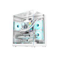 AntarcChill New Style Gamer PC Case Micro ATX Computer Case Glass Panels PC Gaming Computer Cabinet & Mid Towers Desktop