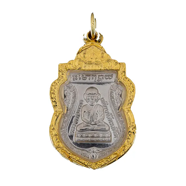 Amuleto della Thailandia preziosa collezione di qualità sacra cosa sacra Rian Samao Hua a Luang Puthuat Wat Chang Hai anno 2012