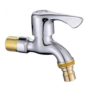 Robinet de lavabo à poignée unique, à ouverture rapide, avec noyau en cuivre, à poser sur le plan, pour évier et balcon - Product Image 3