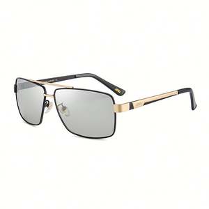 Gafas de Sol Cuadradas con Marco de Aleación para Hombre, Estilo Retro 2025, Polarizadas UV400, para Conducir - Product Image 6