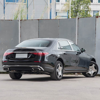 Kit de Carrocería de Lujo 2024 para Modificación de Automóviles W222 2014-2020, Parachoques Delantero y Trasero, Faldones Laterales, Capó y Tubo de Escape para Benz Clase S