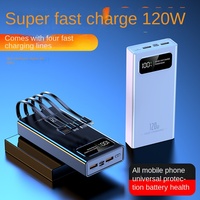 Hochkapazitäts-Powerbank 20000mA mit Selbstladefunktion, Zweiwege-Schnellladung, LED-Anzeige, 2-in-1 Mobiltelefon-Akku mit Typ-C/Micro-Anschluss