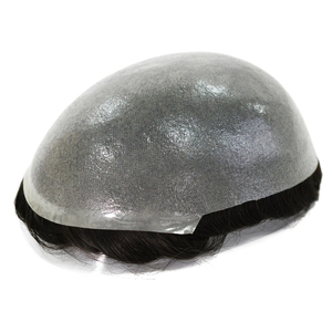 Prothèse capillaire ultra-fine en polyuréthane (PU) pour hommes, système de remplacement de cheveux naturels en V-loop - Product Image 1