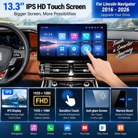 Autoradio Android 13 LCD 13,6 pouces pour Lincoln Navigator 2016-2026 avec CarPlay, 4G, DSP, GPS intégré et caméra de recul 360°